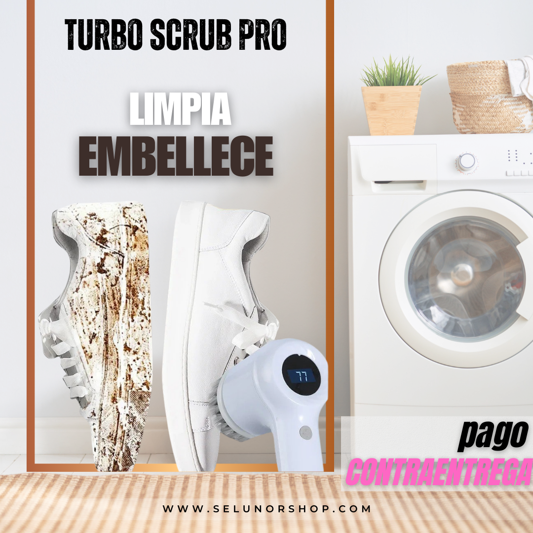 Turbo Brush Pro, Set cepillo Eléctrico y Cepillo 3 en 1