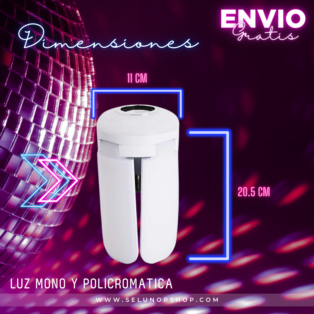 DawBeat Bombillo De Luces Inteligentes Con Parlante Incorporado