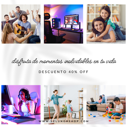 DawBeat Bombillo De Luces Inteligentes Con Parlante Incorporado
